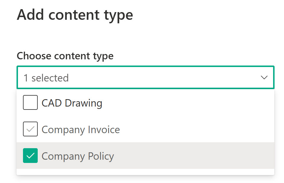 Ability to add a global content type to the list or library