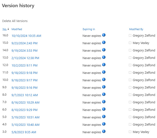Benefitsversionhistory1