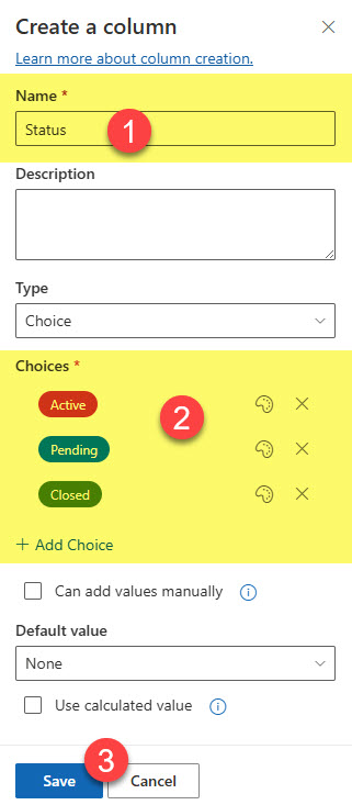 Create Custom List in SharePoint