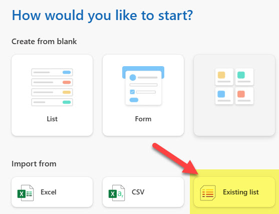 copy SharePoint List