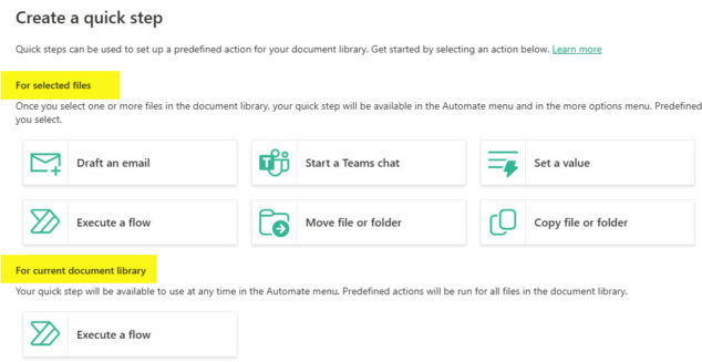How to use Quick Steps in SharePoint Lists & Libraries | SharePoint Maven