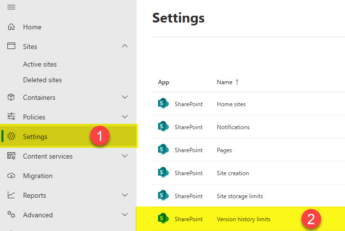 Versionhistorysettingssharepoint10