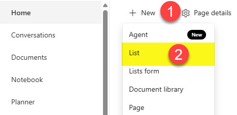 Creategallerylistsharepoint1