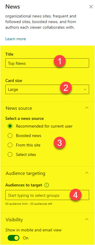 Viva Connections News Card