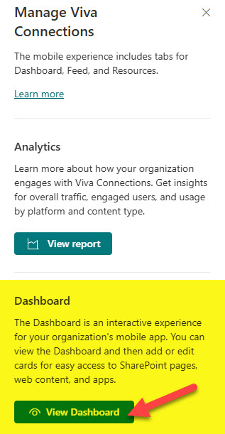Vivadashboardquicklinks2