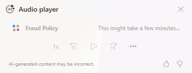 Tạo tệp tổng quan âm thanh sharepoint2