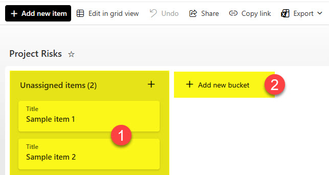 new list by creating a Board