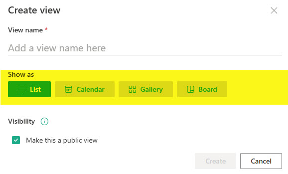 Features of Microsoft Lists