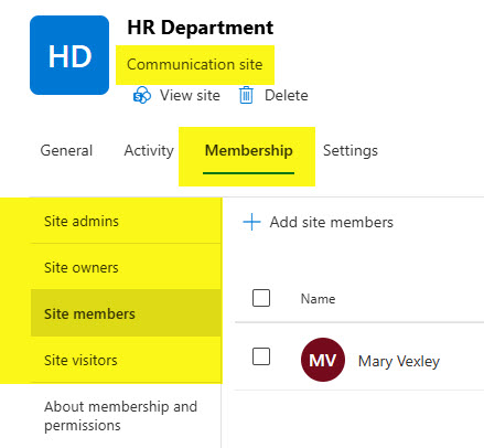 Security Groups in SharePoint Admin Center