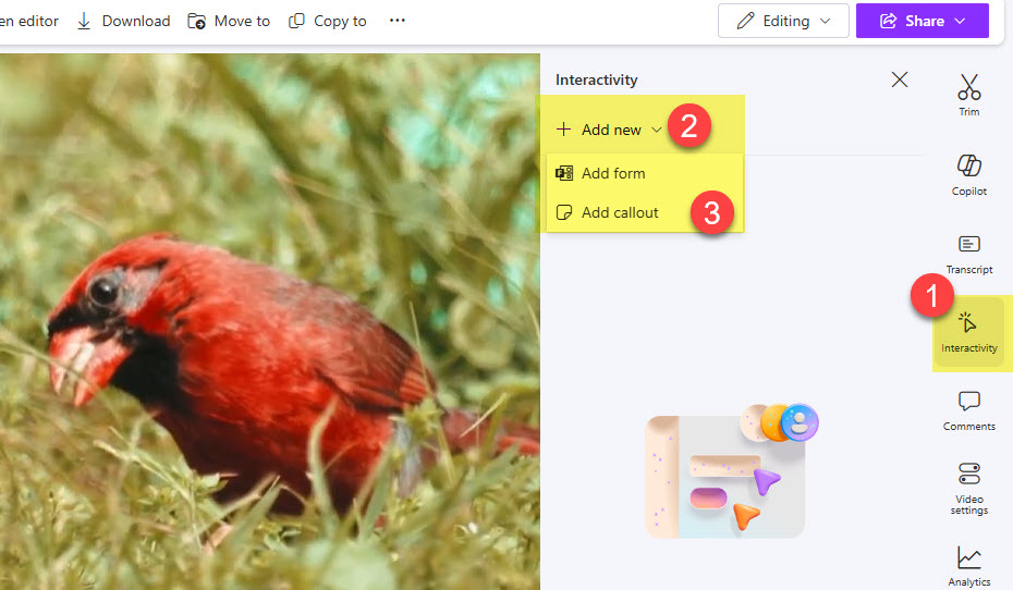 Add Callouts to a Video in Clipchamp