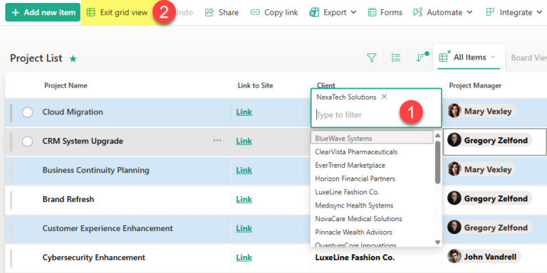 Edit Sharepoint List Layout How to Quickly Fill Out a SharePoint List Using Edit in Grid View ...