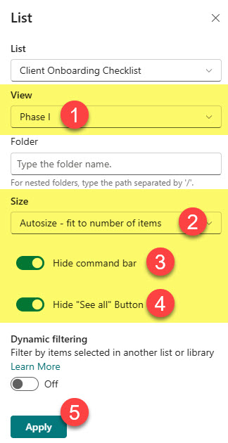 Checklistyesnocollapsiblesection12