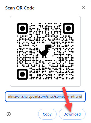 Createqrcodesharepointpage2