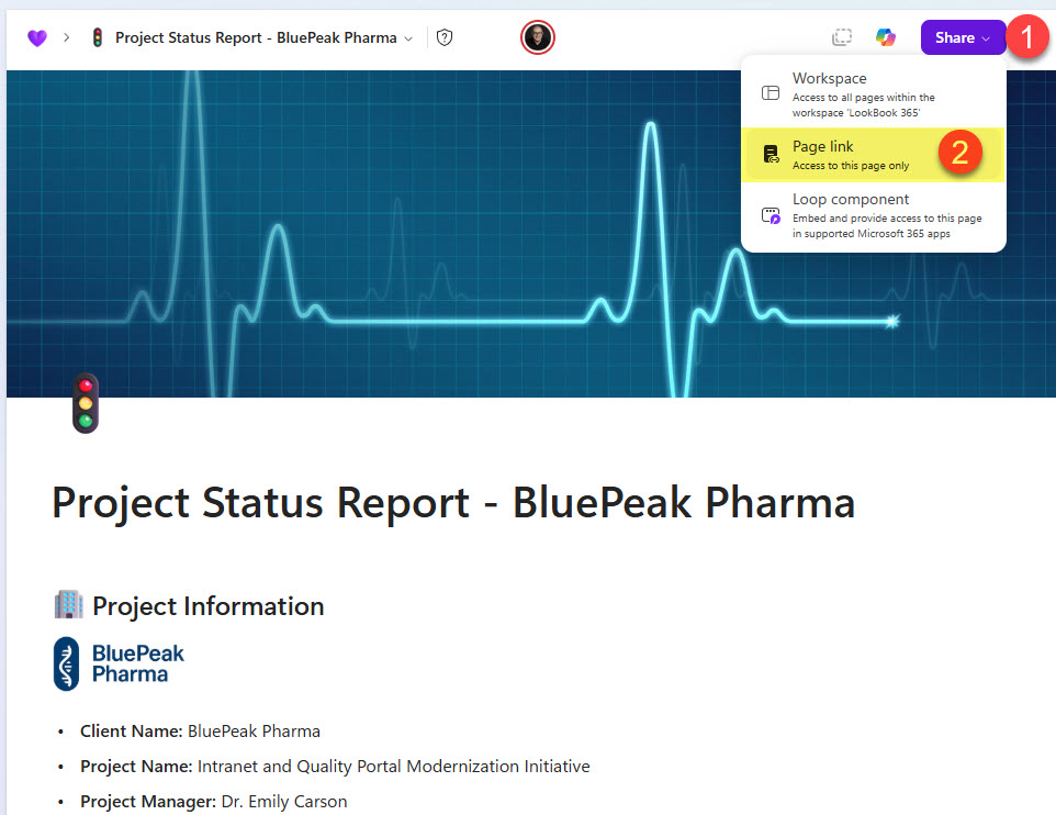 Read-Only Access to a Microsoft Loop